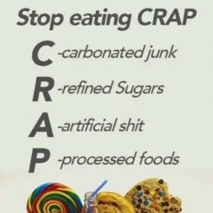 CRAP foods are unhealthy foods