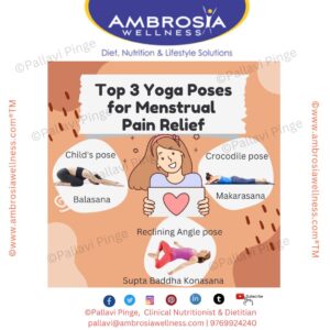 Top 3 yoga poses for menstrual pain relief